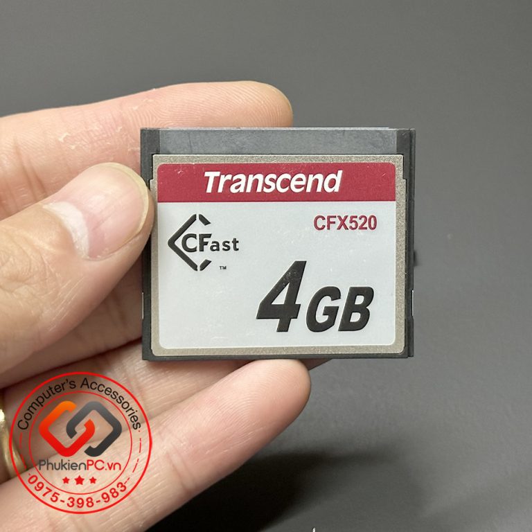 Tarjeta De Memoria CFast Transcend 64GB - Velocidad Escritura 160MB/s, Lectura 512MB/s