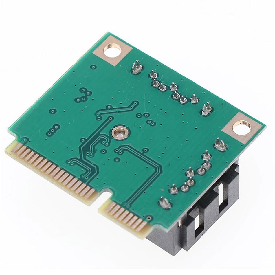 Adapter Mini PCIe to 2 SATA III 6G lắp đặt thêm ổ cứng HDD SSD