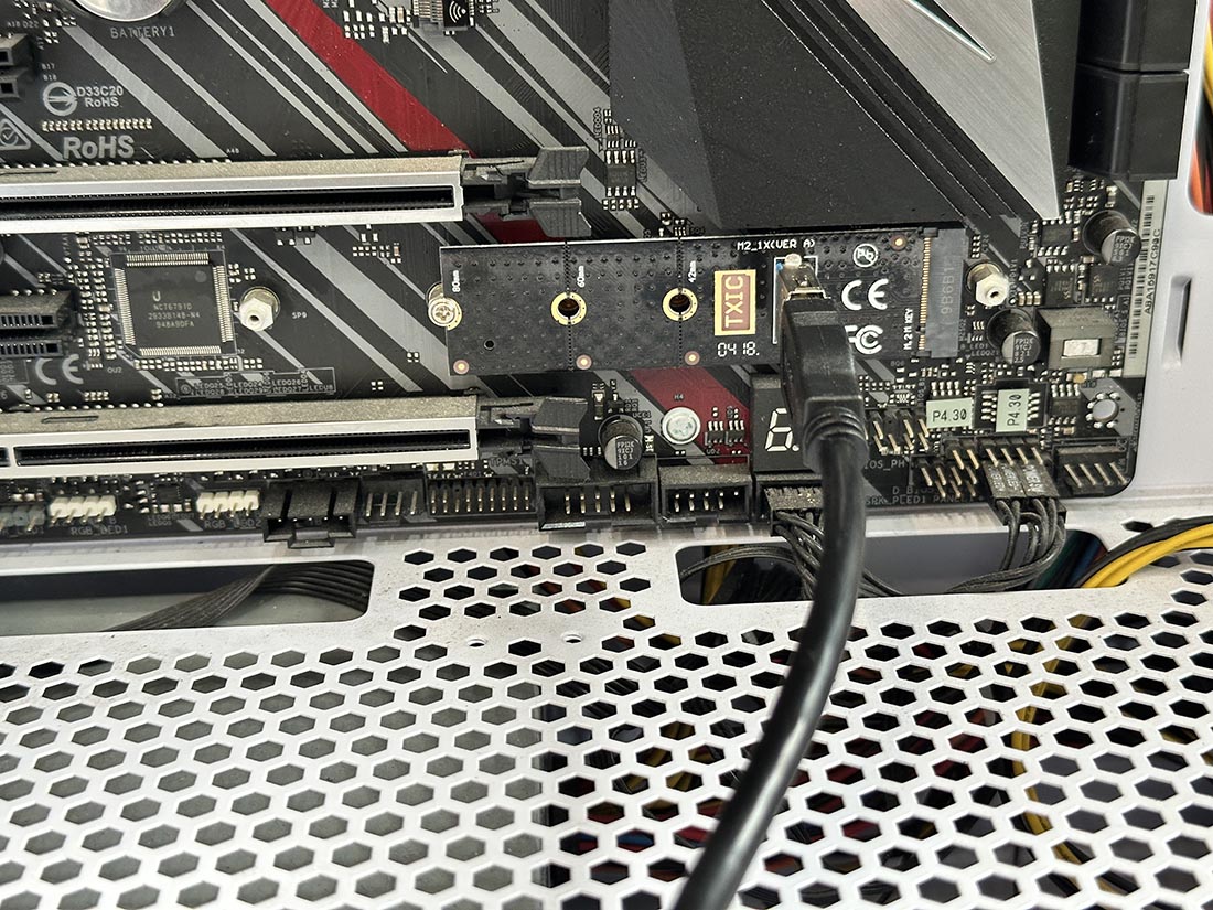 Bộ kit Riser M2 PCIe to PCIe 16X lắp đặt Card VGA, PCIE dữ liệu LAN COM LPT