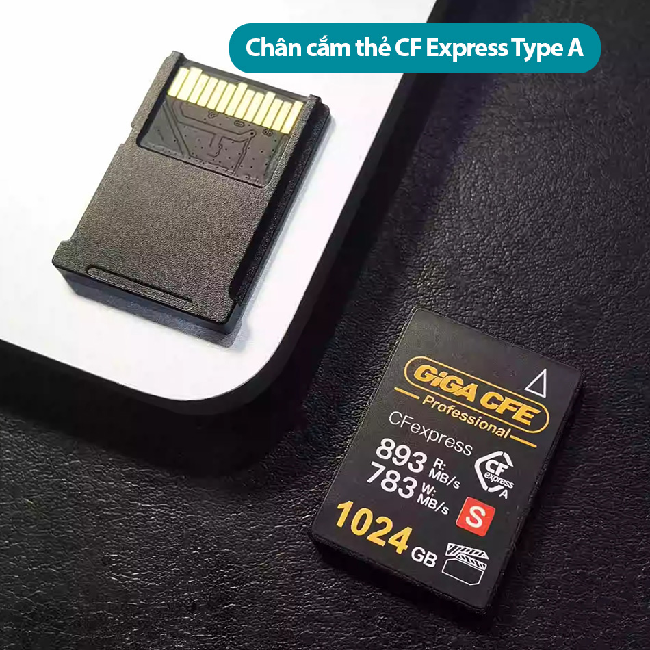 Đầu đọc thẻ nhớ CF Express Type A tốc độ 10Gb kèm 2 cáp A-C, C-C
