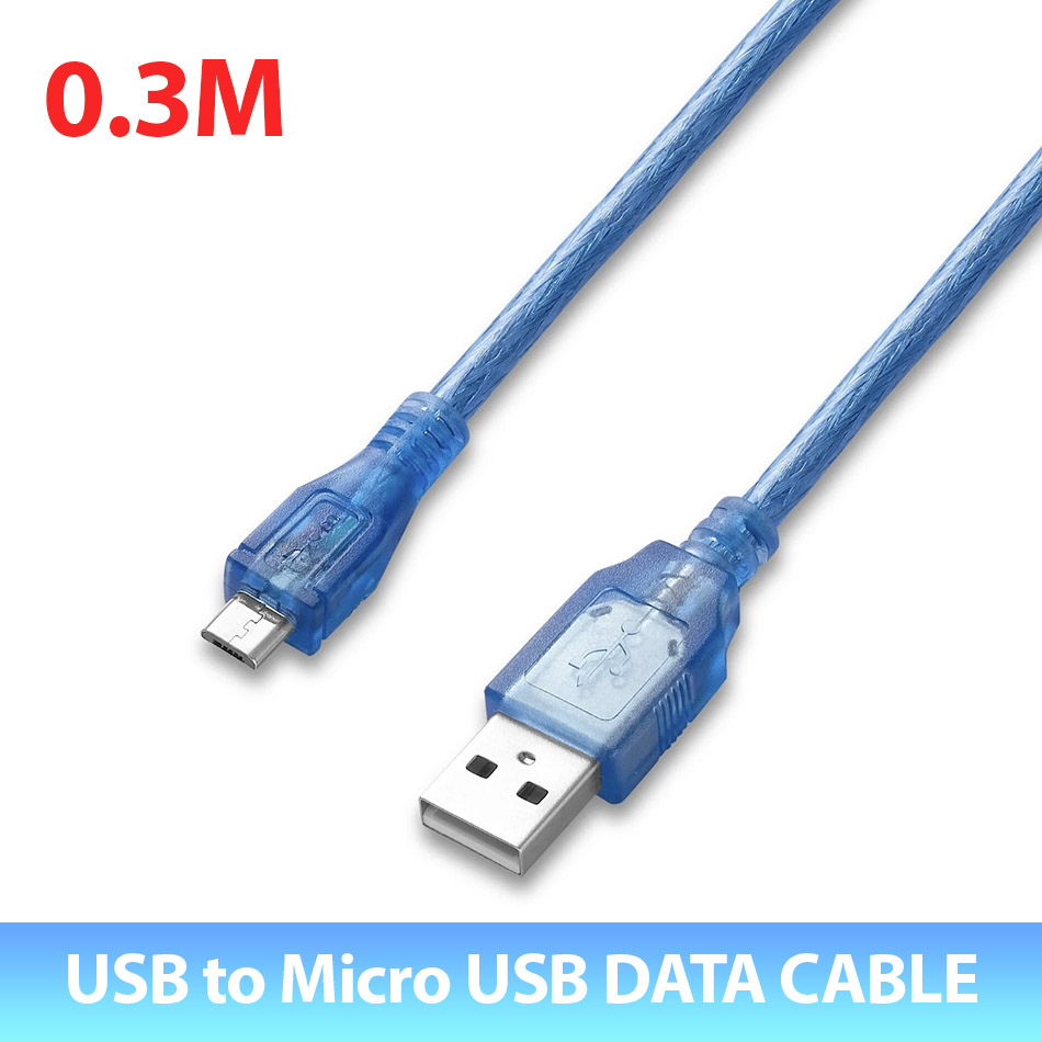 Dây cáp USB to Micro USB DATA cable 0.3 mét