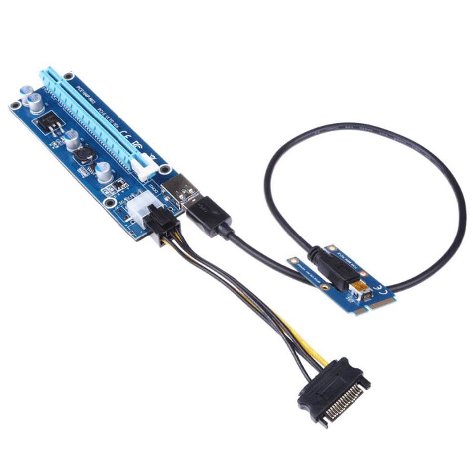 Riser Mini PCIE to PCIE 16x lắp thêm card PCIE cho Laptop máy tính công nghiệp
