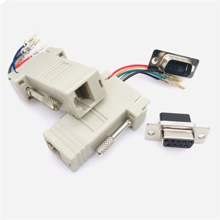 Đầu chuyển đổi DB9 Female to RJ45 Adapter Connector rs232 modular cab ...