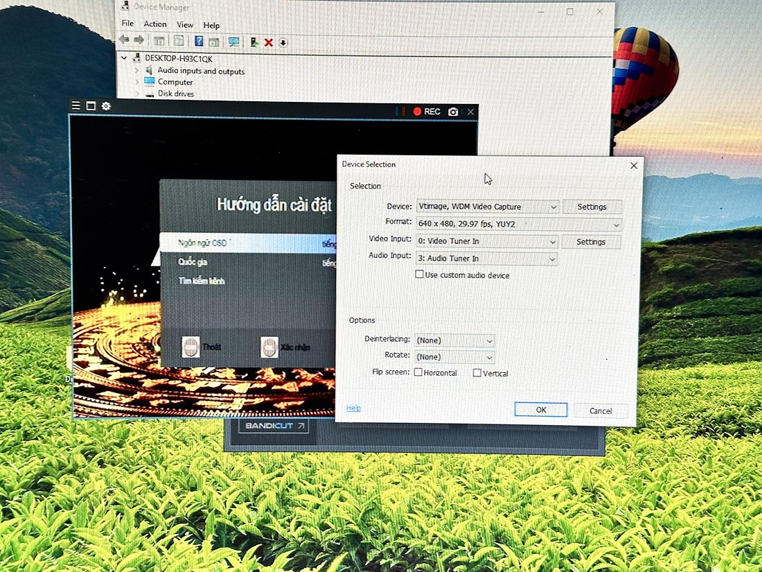 Card PCI sang AV RCA, Svideo Capture ghi hình máy siêu âm, nội soi vào máy tính bàn, máy tính đồng bộ