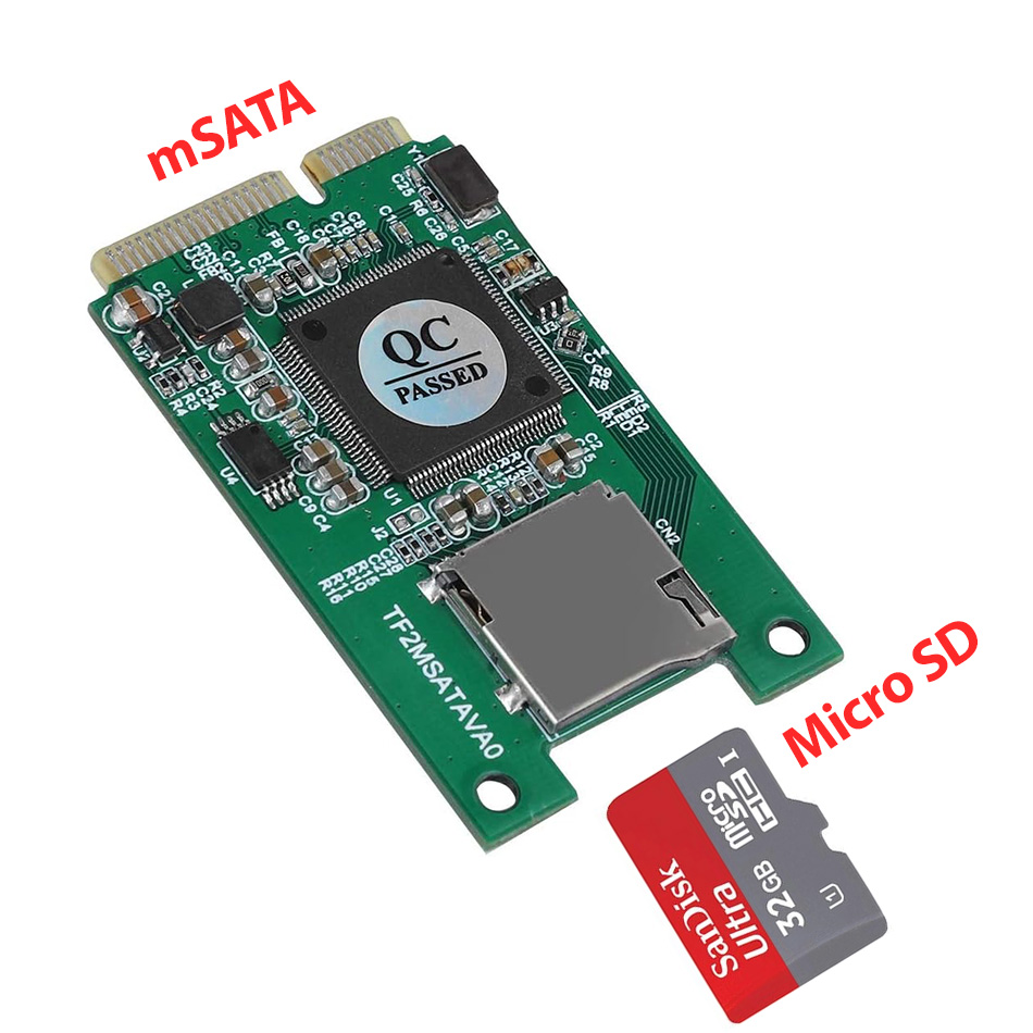 Adapter chuyển đổi Micro SD TF to mSATA