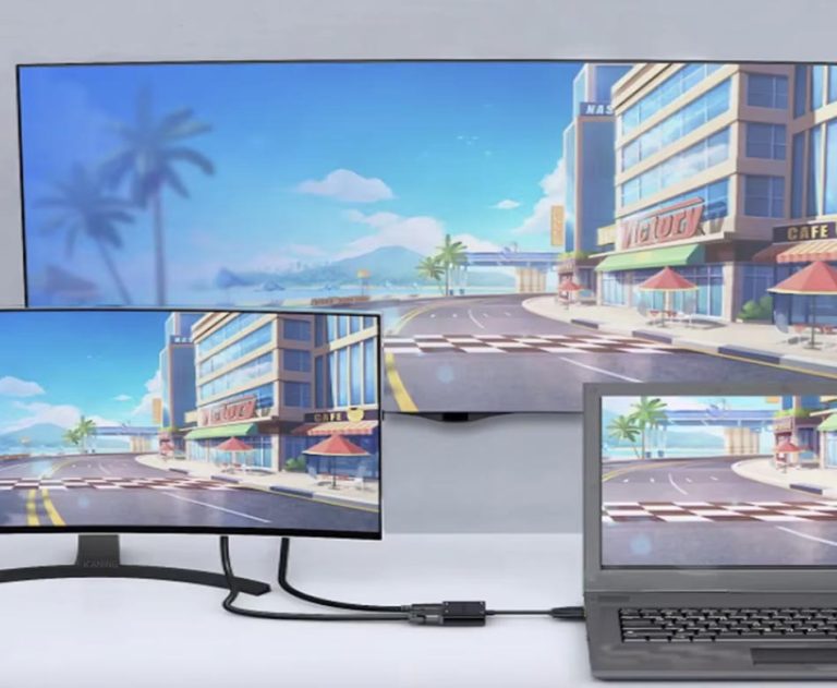 Cáp chuyển đổi VGA sang HDMI và VGA FullHD 1080P hiển thị song song 2 ...