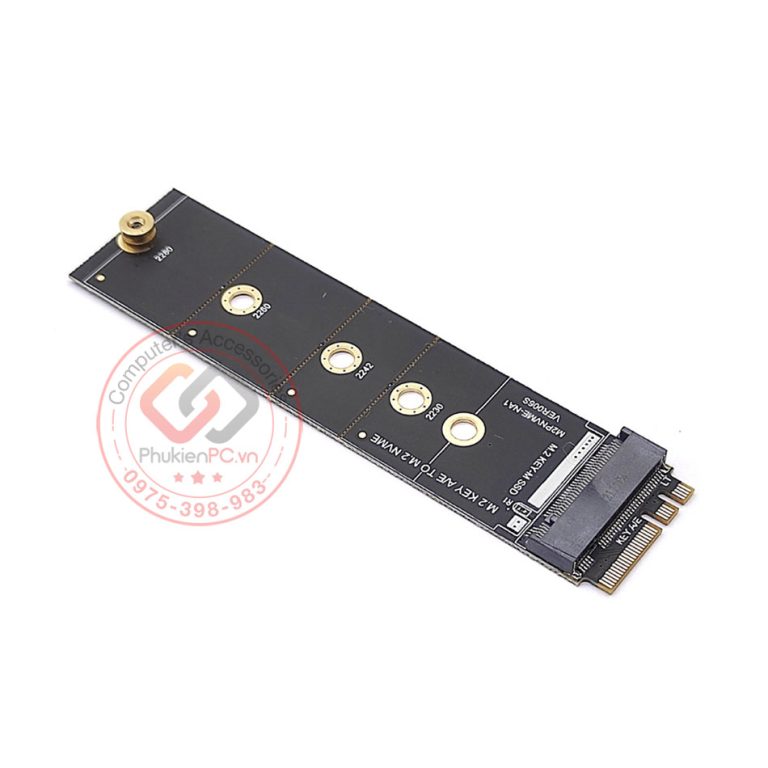Adapter chuyển M.2 WIFI sang M2 NVME PCIe lắp thêm ổ cứng M2 cho Laptop, PC