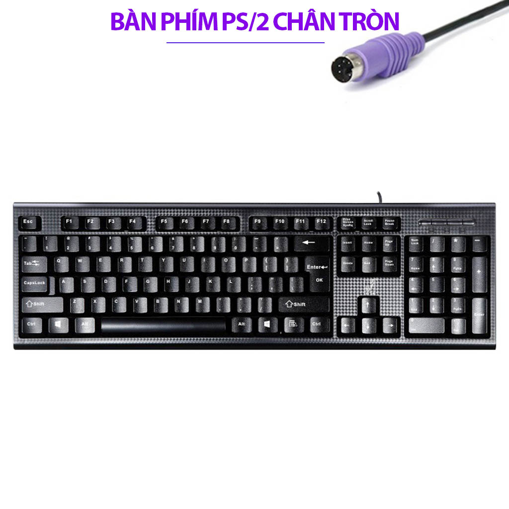 Bàn phím chân tròn PS/2 cho máy tính PC, đồng bộ, máy tính công nghiệp CNC