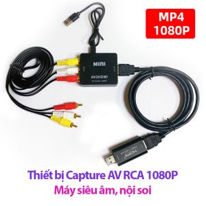 Thiết bị giải pháp tăng độ nét, chất lượng ảnh chụp máy siêu âm, nội soi BNC Svideo vào máy tính