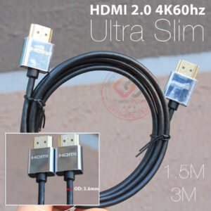 Địa chỉ bán dây cáp HDMI 2.0 dây nhỏ, mềm dễ uốn lắp đặt cho Tivi, PC, Laptop đầu HDTV