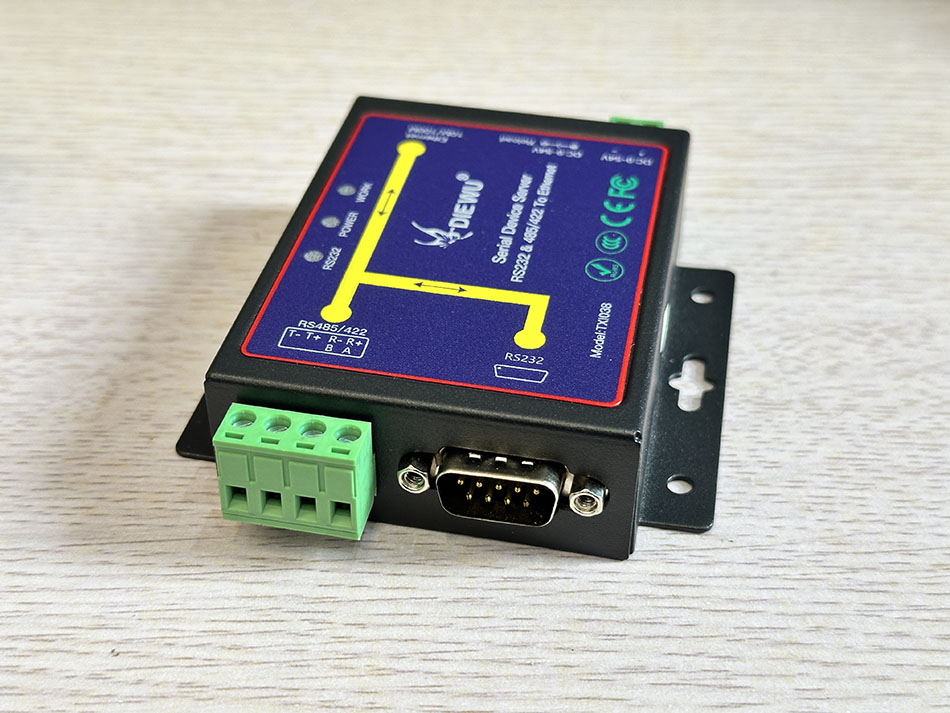 Bộ chuyển đổi Ethernet RJ45 to RS232 RS422 RS485 Converter Industrial Serial Device Server Ethernet Adapter TCP/RTU/UDP Converter