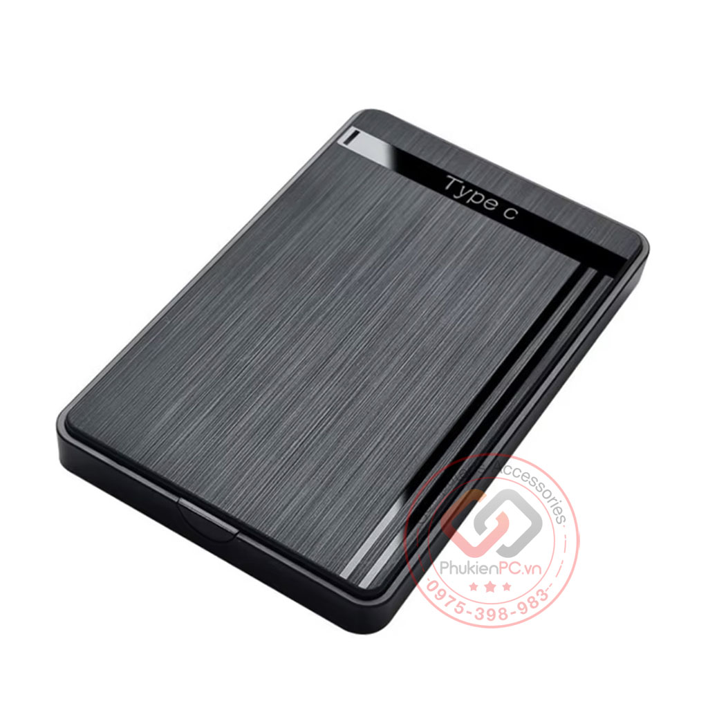 Box HDD SSD 2.5 sang USB Type C nhỏ gọn