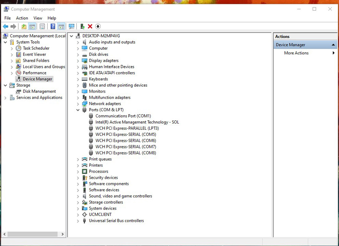 Card PCIe x1 to 4 RS232 DB9 Serial Chip WCH384L cho PC lắp ráp, đồng bộ