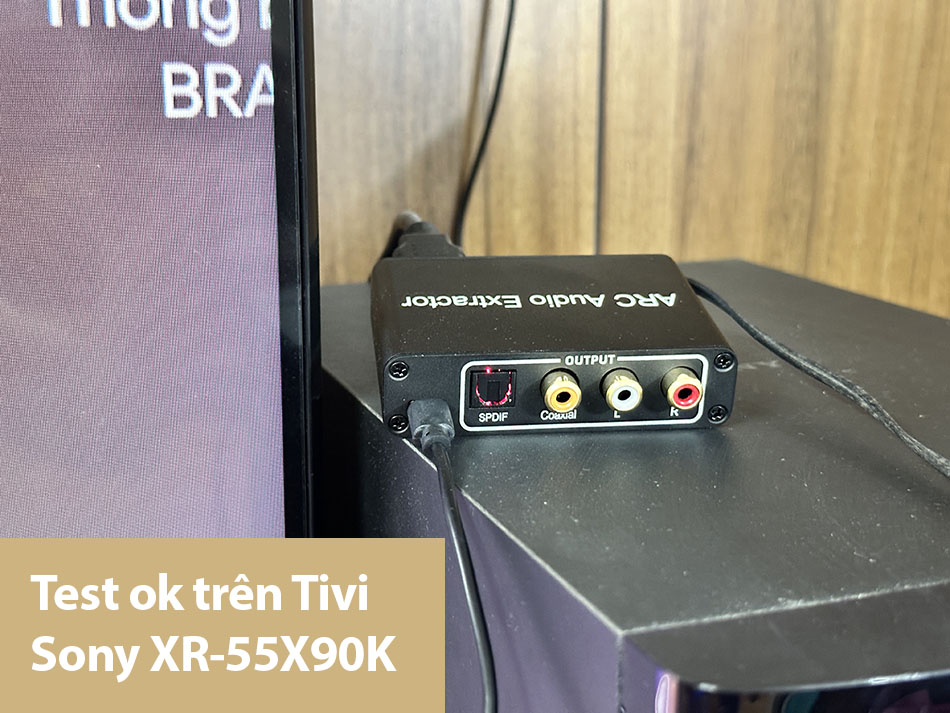HDMI ARC eARC to RCA Optical Coxial 3.5mm kết nối Tivi ra âm ly, loa, soundbar dàn âm thanh