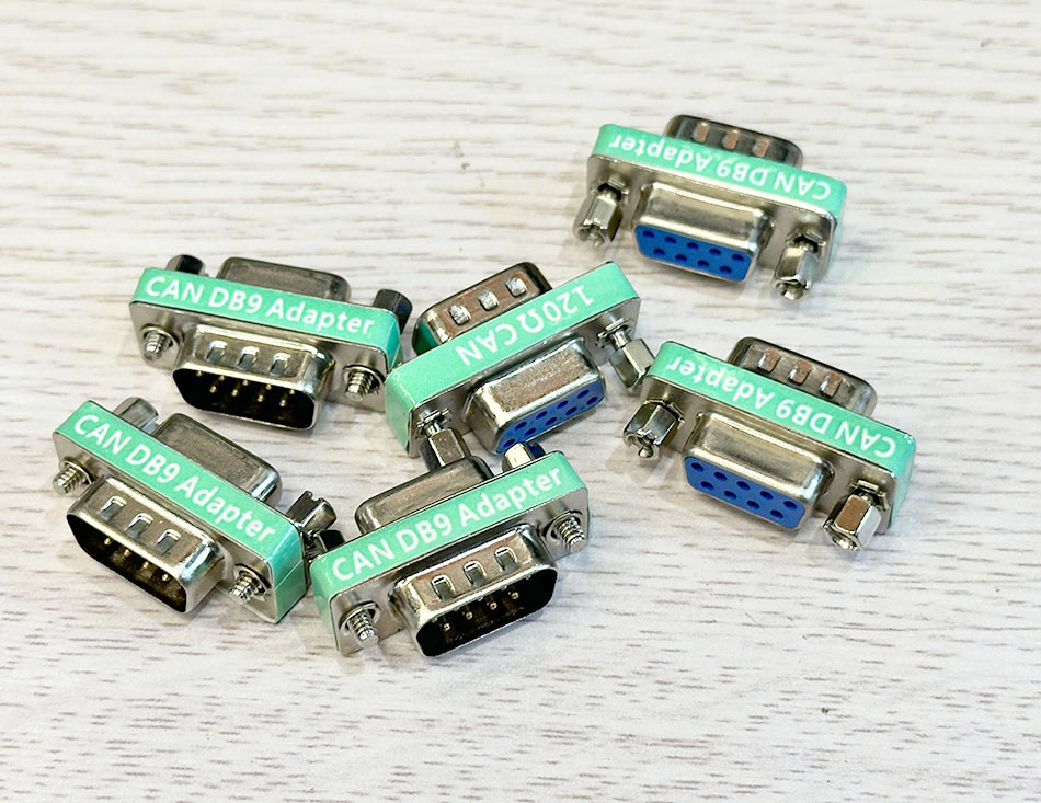 Đầu nối RS232 Serial DB9 CAN BUS Terminal 120 Ohm Đực Cái, Cái Cái, Đực Đực