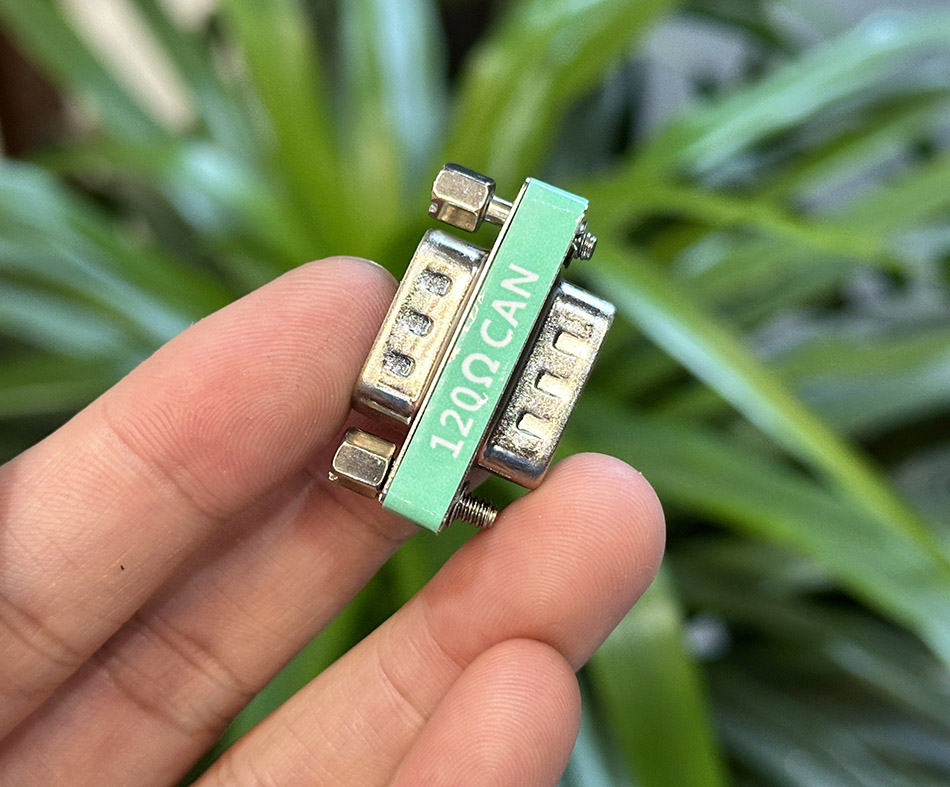 Đầu nối RS232 Serial DB9 CAN BUS Terminal 120 Ohm Đực Cái, Cái Cái, Đực Đực