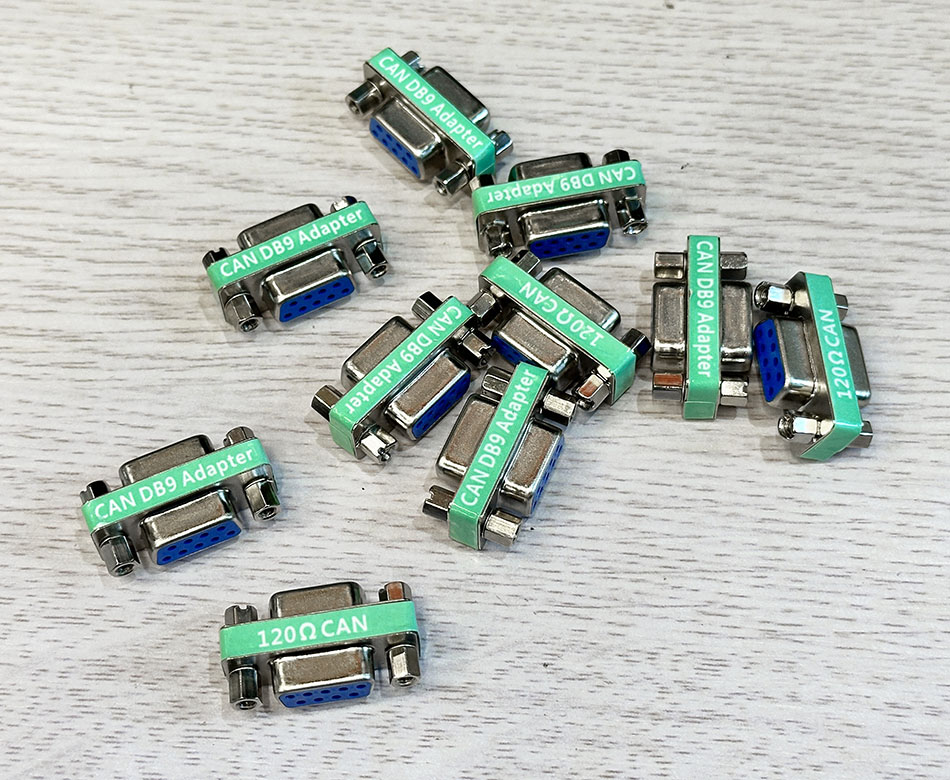 Đầu nối RS232 Serial DB9 CAN BUS Terminal 120 Ohm Đực Cái, Cái Cái, Đực Đực