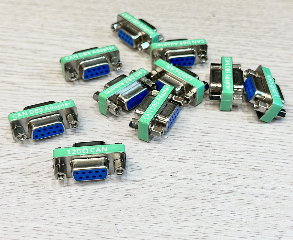 Đầu nối RS232 Serial DB9 CAN BUS Terminal 120 Ohm Đực Cái, Cái Cái, Đực Đực