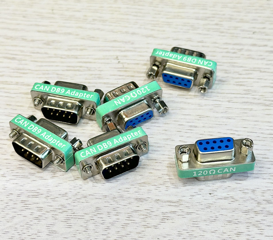 Đầu nối RS232 Serial DB9 CAN BUS Terminal 120 Ohm Đực Cái, Cái Cái, Đực Đực