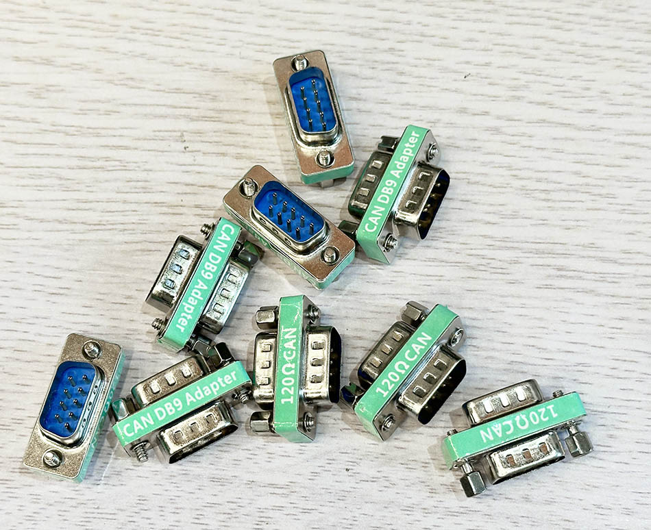 Đầu nối RS232 Serial DB9 CAN BUS Terminal 120 Ohm Đực Cái, Cái Cái, Đực Đực