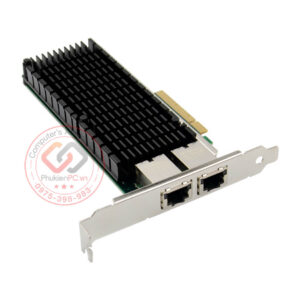 Card mạng Lan 10G 10Gbps 2 Port chip intel X540-T2 cho PC, máy chủ, máy trạm