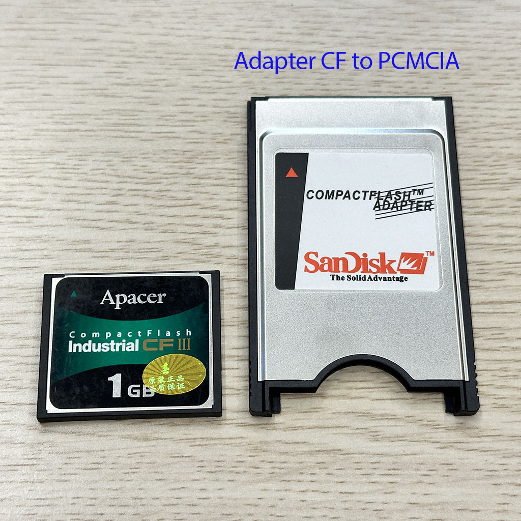 Thẻ nhớ CF Card industrial 1GB Apacer 81.2E010.1C10C cho máy CNC, PLC