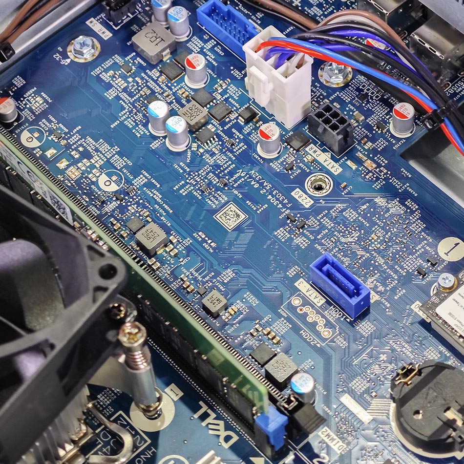 Cáp nguồn mini 6pin sang 2 SATA ổ cứng HDD SSD cho Dell Slim/ Tower ECS1250