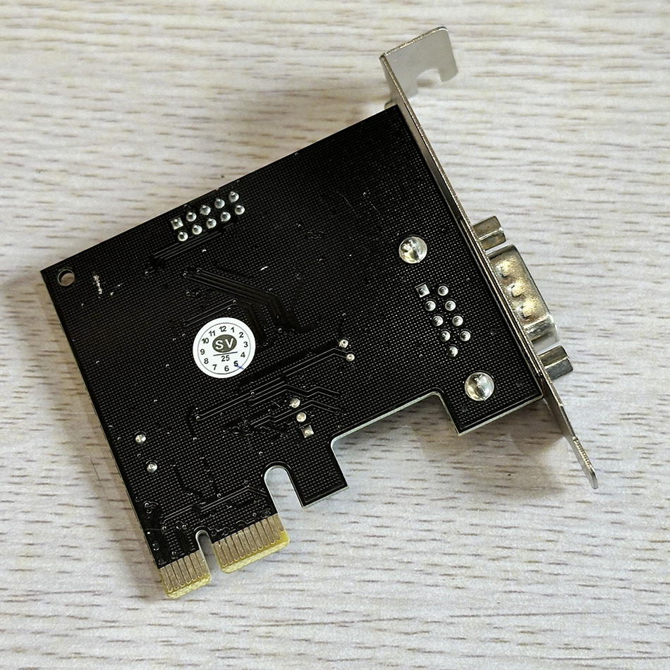 Card PCI-E sang 1 COM RS232 DB9 Chipset WCH382