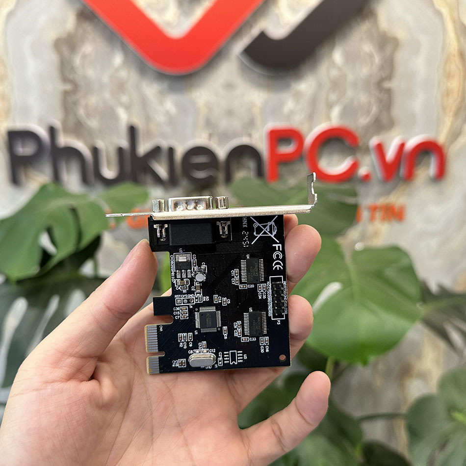 Card PCI-E sang 1 COM RS232 DB9 Chipset WCH382