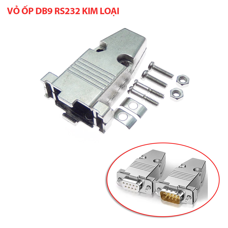 Vỏ ốp kim loại cho đầu hàn COM DB9 RS232