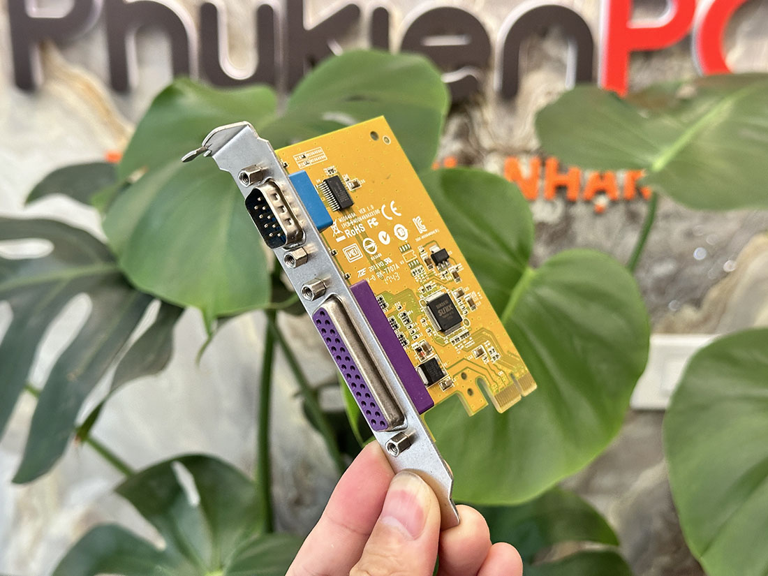 Card PCIe to COM RS232 DB25 Parallel LPT Sunix MI06469A 05R3FC DELL SUN2410 chất lượng cao cho máy tính bàn, đồng bộ
