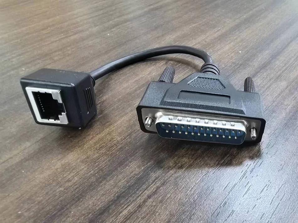 Cáp chuyển đổi X-Laser IL ILDA DB25 sang LAN RJ45 cho đèn chiếu Laser