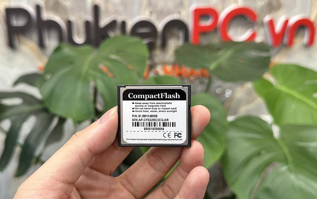 Thẻ nhớ CF Card industrial 32MB Apacer 81.28010.6830B