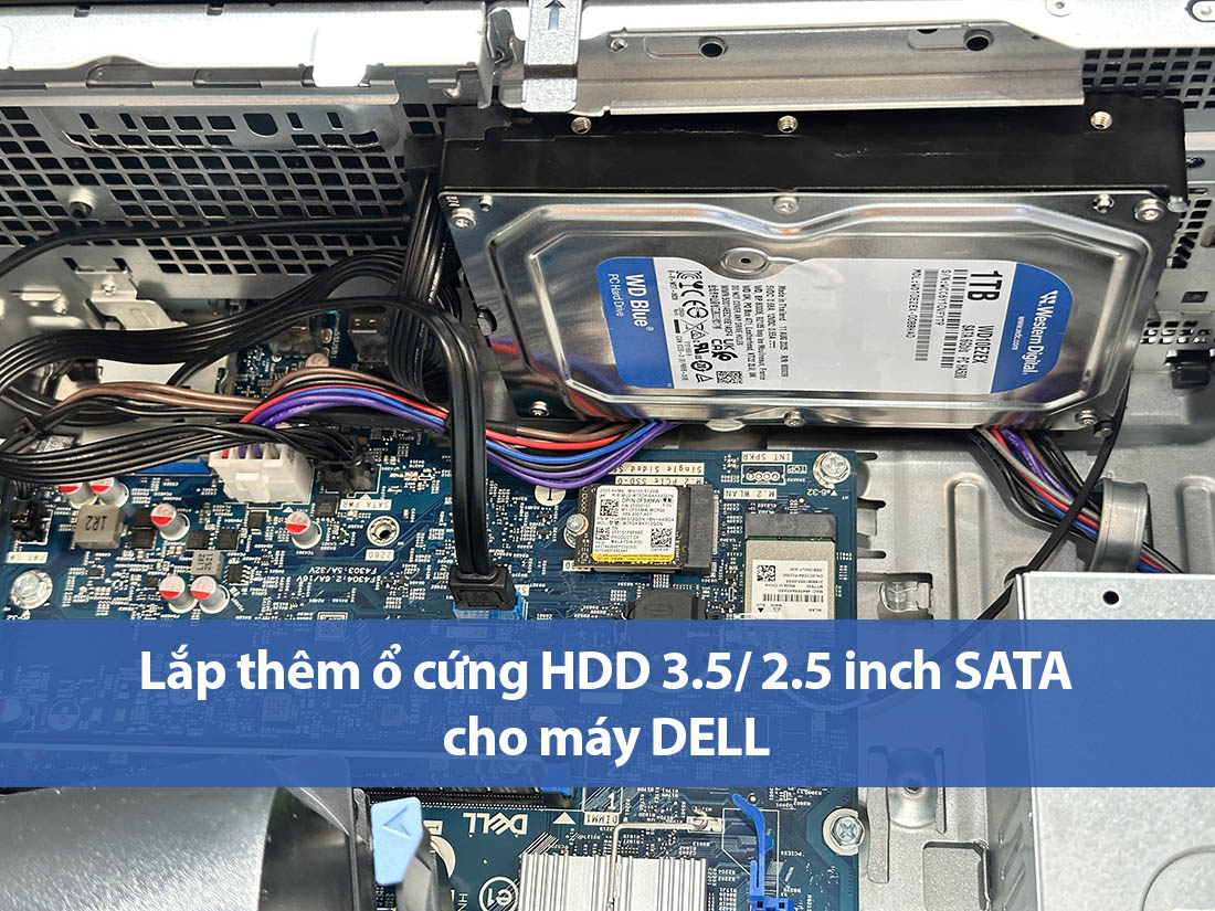 Cáp mini 6pin ra 1 SATA gắn thêm ổ cứng HDD SSD SATA cho DELL Slim Tower ECS1250 ECT1250
