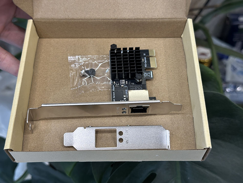 Card mạng PCIe to LAN Ethernet 1Gbps RTL8111 cho PC, máy tính đồng bộ MT SFF