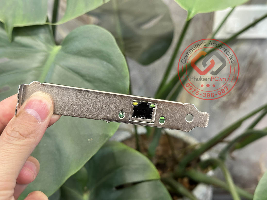 Card mạng LAN chip intel i226-T1 Single Port 2.5GbE PCIe Adapter cho PC, máy tính đồng bộ, Server