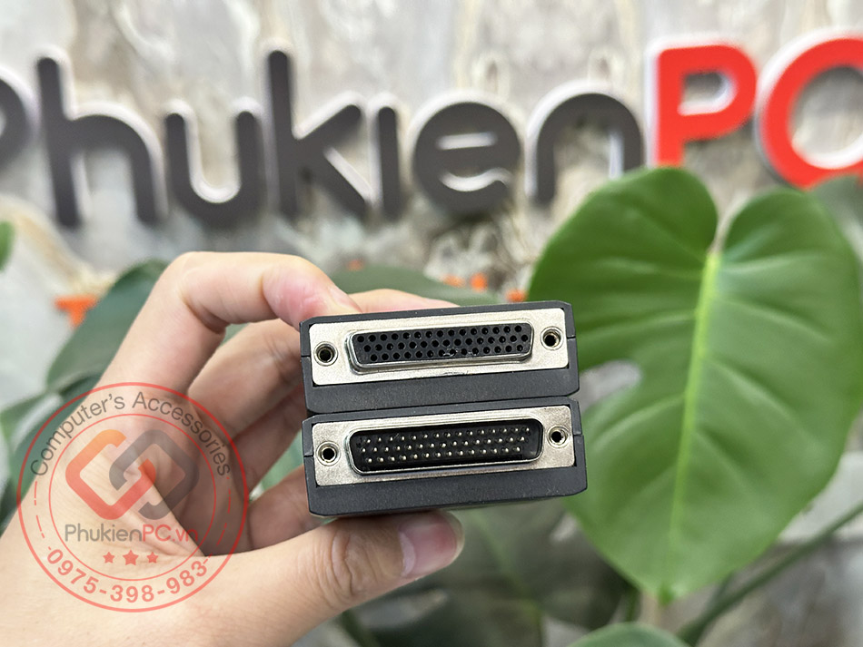 Đầu bấm vặn vít COM DB44 HD-LINK YL-SM-44M/F kèm vỏ ốp nhựa