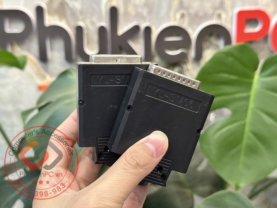 Đầu bấm vặn vít COM DB44 HD-LINK YL-SM-44M/F kèm vỏ ốp nhựa