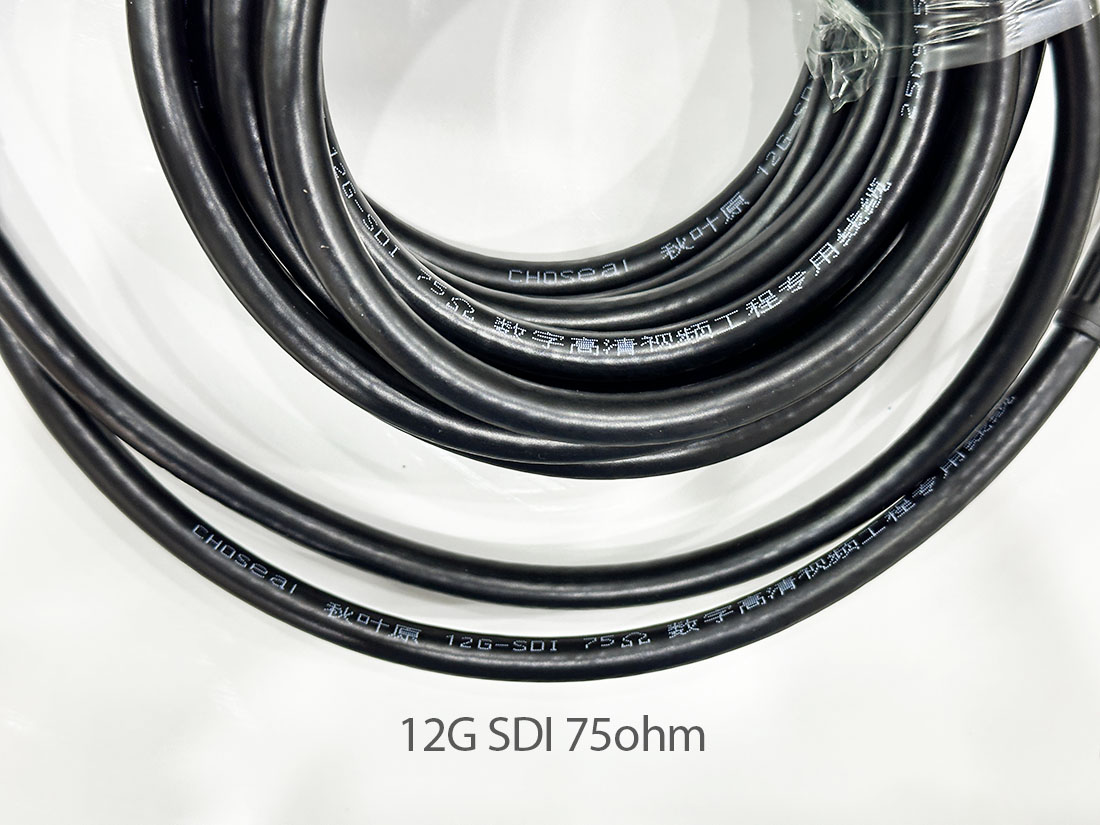 Dây cáp BNC 12G SDI 4K60hz dài 1.5m 3m 5m 10m 15m 20m cho camera, capture siêu âm, nội soi y tế, thiết bị truyền hình