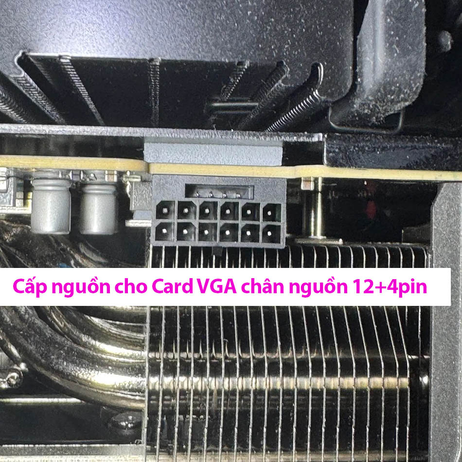 Dây cáp nguồn PCIe 5.0 12VHPWR 16pin to 16pin cho Card VGA, Ai, Server, máy chủ
