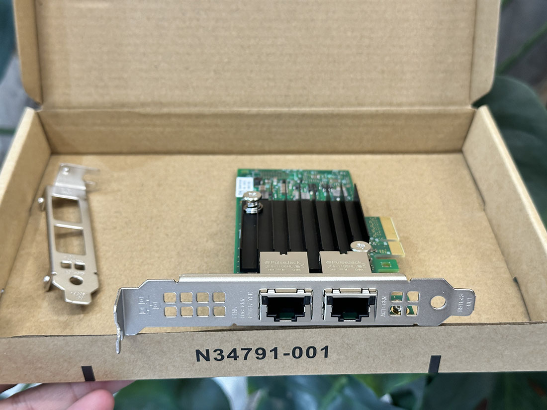 Card PCIe x4 2 LAN 10 gbps X550-T2