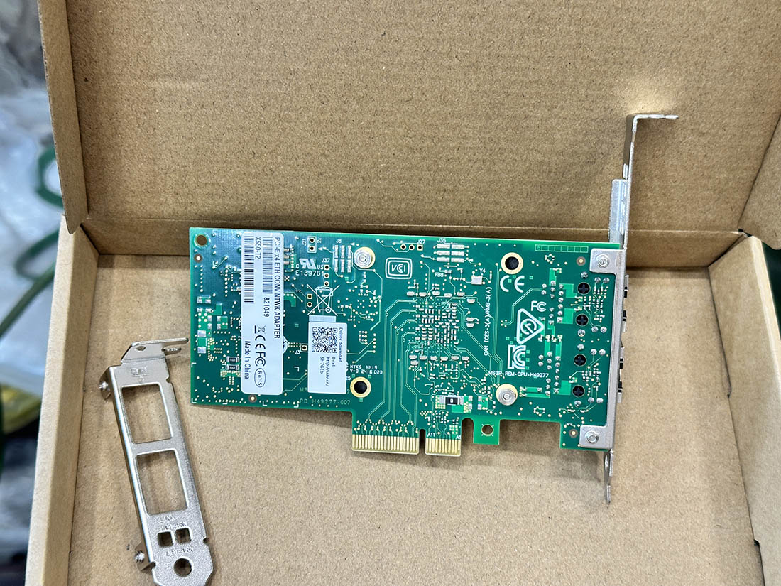 Card PCIe x4 2 LAN 10 gbps X550-T2