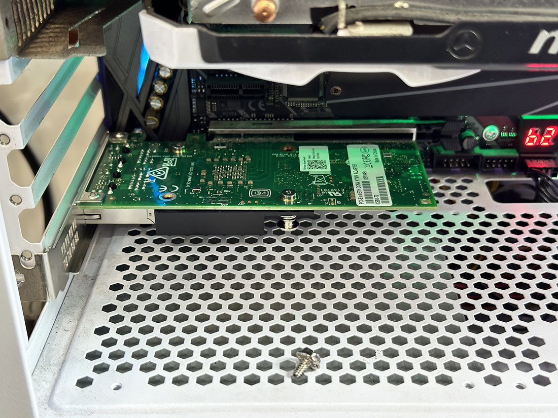 Card PCIe x4 2 LAN 10 gbps X550-T2
