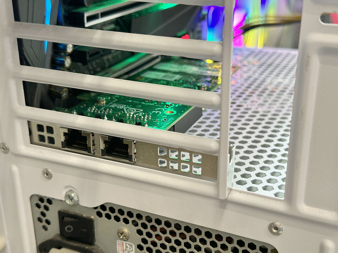 Card PCIe x4 2 LAN 10 gbps X550-T2