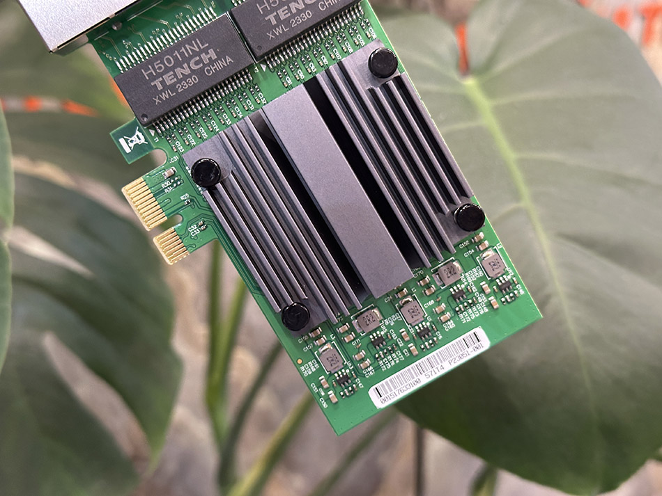 Card mạng PCIe to 4 LAN Gigabits Ethernet intel 82571 cho máy tính PC, máy chủ