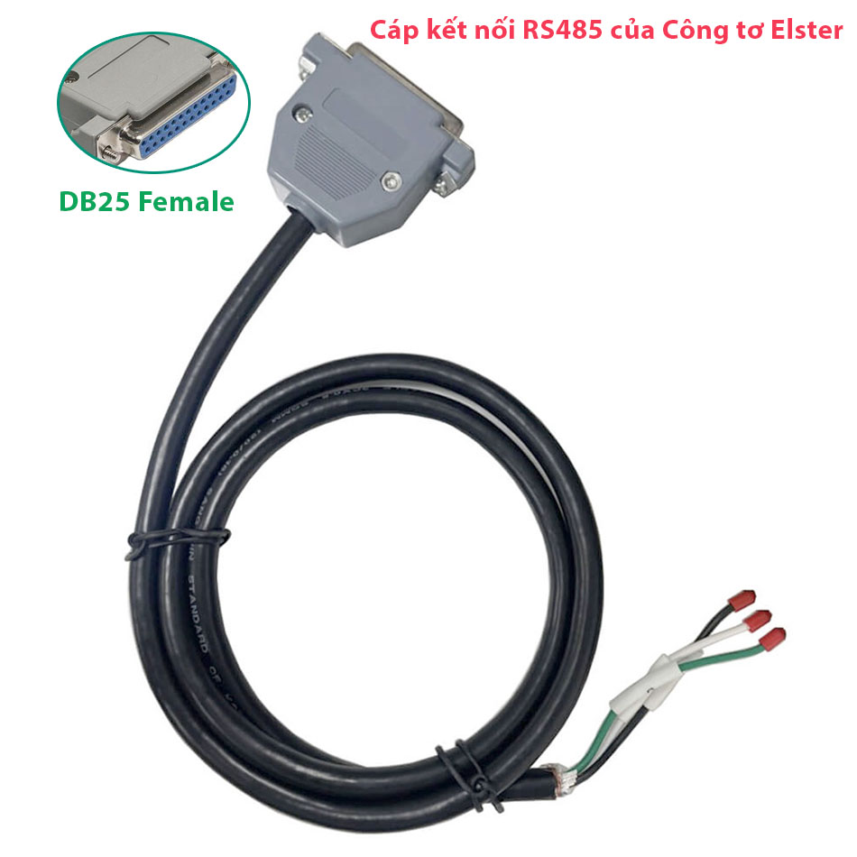 Dây cáp kết nối RS485 của công tơ Elster