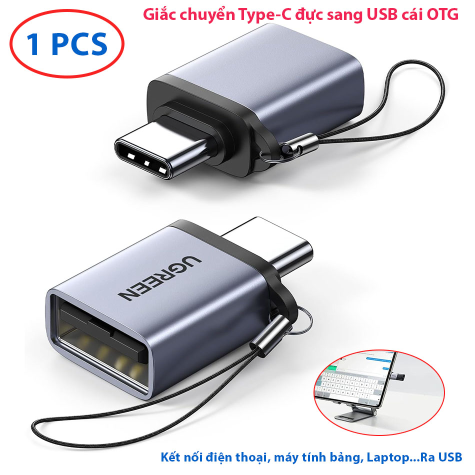 Đầu chuyển USB Type C sang USB 3.0 chân cái Ugreen 50283