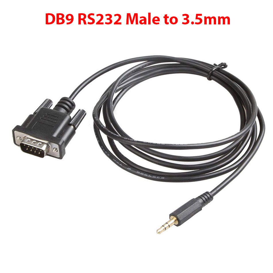 Cáp RS232 DB9 Male to 3.5mm serial cho thiết bị y tế, điện tử