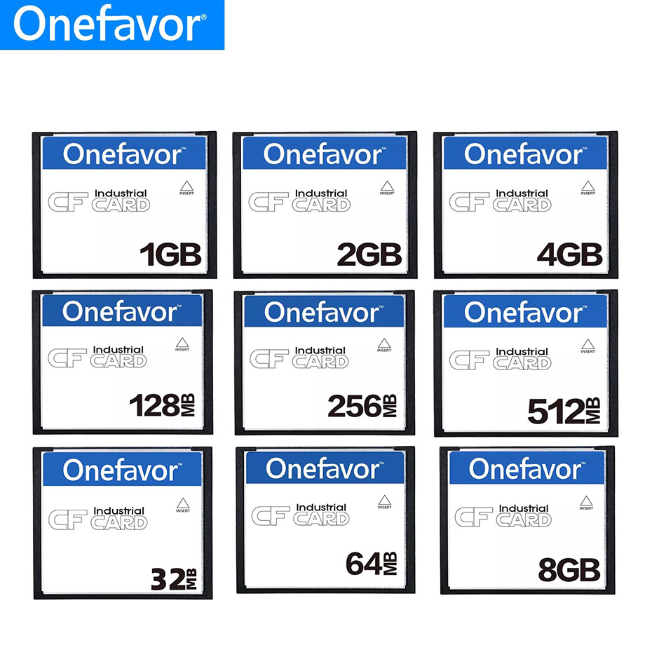 Thẻ nhớ CF Onefavor 32mb 64mb 128mb 256mb 512mb 1gb 2gb 4gb 8gb cho máy CNC