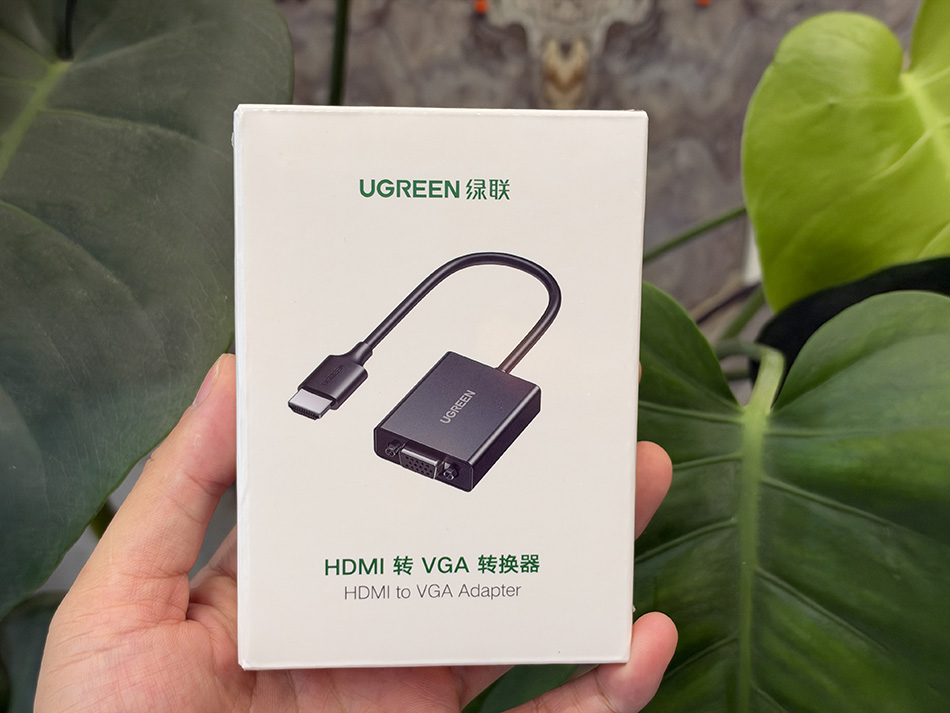 Cáp chuyển đổi HDMI to VGA Adapter Ugreen 90813 chính hãng